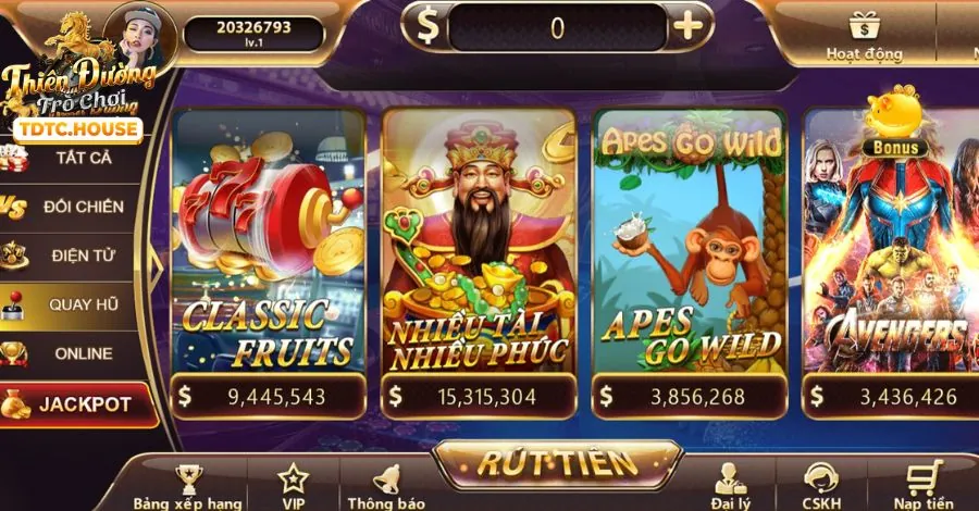 Nạp và rút tiền 36win